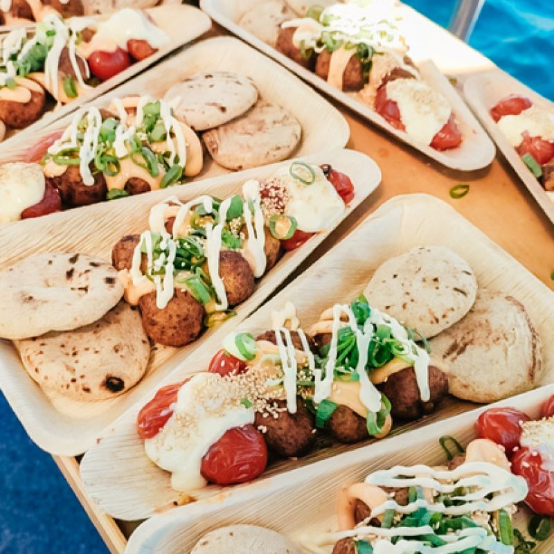 Tacos and finger food tasting during a private boat tour Mallorca